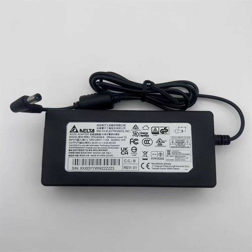 乐天商城 - 【新品】 DELTA DPS-60AB-6 24.0V 2.5A 60W コネクタサイズ：5.5mm*2.5mm電源 ACアダプター