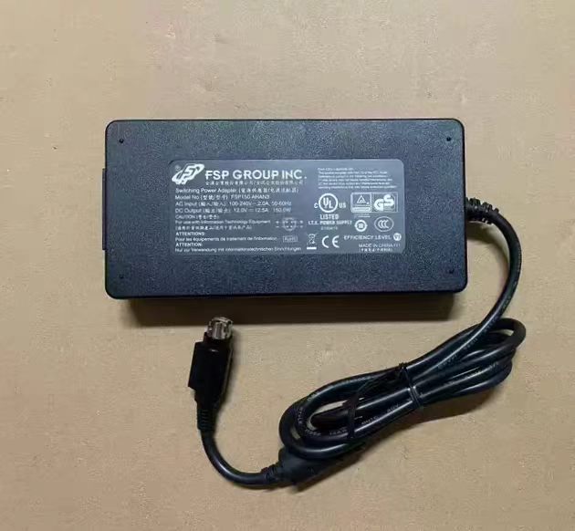 ★新品 FSP FSP150?AHAN3 電源アダプターになります。 ★型番：FSP150?AHAN3 ★AC入力：100?240V〜2.0A 50?60Hz ★DC出力：12.0V?12.5A 最大150W ★コネクタ：4ピン丸型プラグ ★カラー：ブラック ★FSP機器向け交換用電源アダプター、簡単取付 ★安定した給電性能 ★送料無料 ★3ヶ月間の品質保証付きです。 ★ご入金確認後、4?7日程度でお届けとなります。 ★入荷ロットにより、実物と写真に若干の違いがある場合がございます。 ★ご購入の前に、お使いの機器の型番・電源仕様・コネクタ形状を必ずご確認ください。仕様が合わないと正常に動作いたしません。