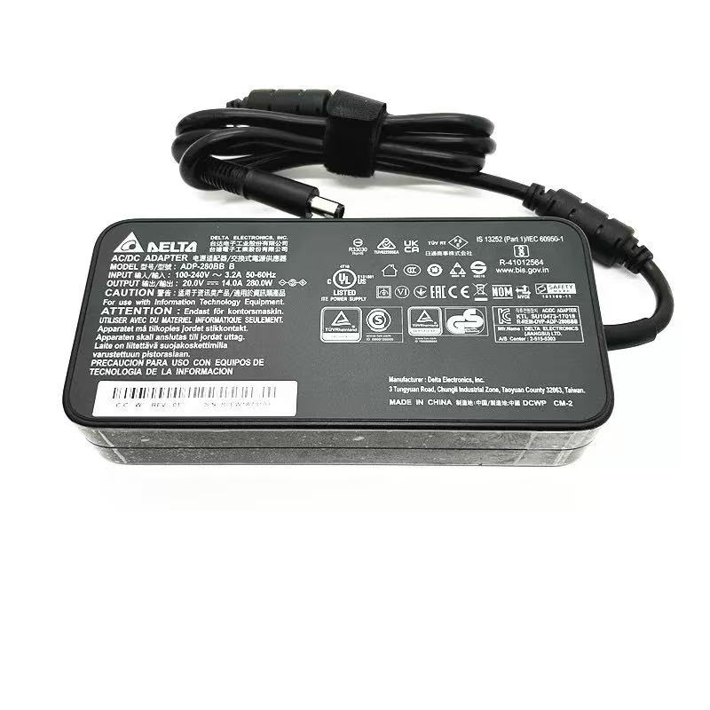 Rakuten - 純正新品 DELTA ADP-280BB B 20V 14A 280W AC電源アダプター A18-280P1A 7.4*5.0mm