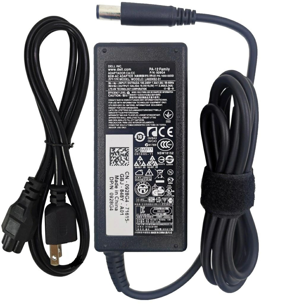 Rakuten - 【送料無料】DELLACアダプターVostro 1540 1550 2520 3350 3400 3420 3450 3500 3550 3700対応AC電源65W 19.5V3.34A