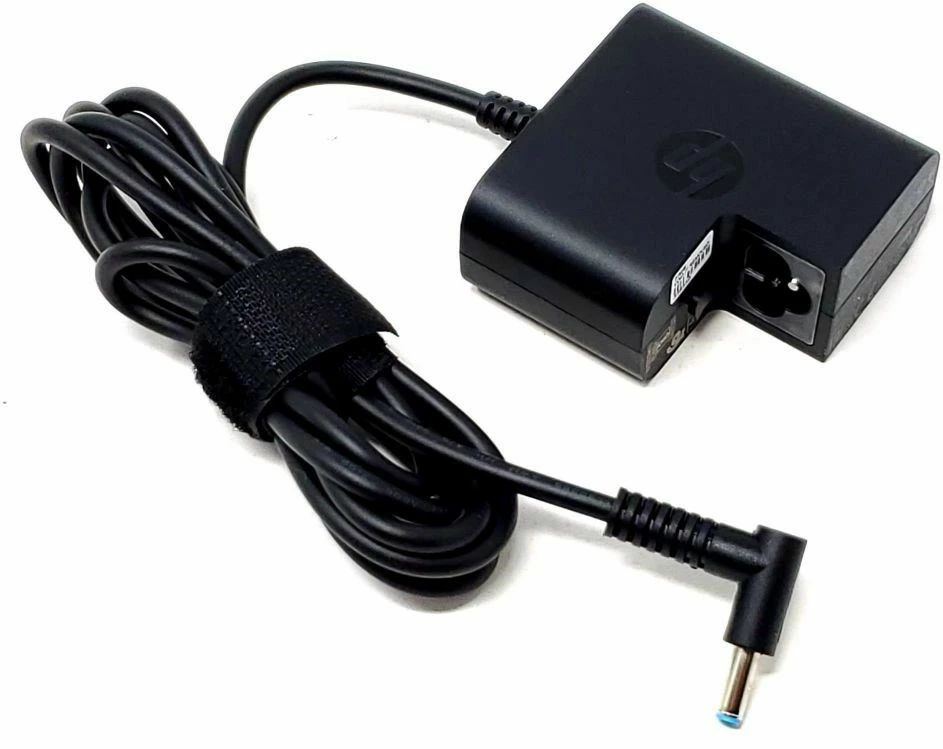 訳有り] 小型?軽量 HP 19.5V 2.31A 45W Travel ACアダプター TPN-LA04 TPN-CA04 TPN-LA03 L字ブループラグ(4.5mm*3.0mm) ※ACのみ（直