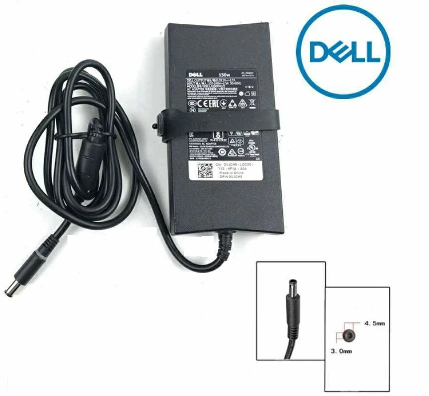 Rakuten - 【送料無料】新品 DELL 130W ACアダプター19.5V 6.7A HA130PM160 DCコネクタサイズ：4.5mm*3.0mm 電源ケーブル付属 対応型番： DA130PM1