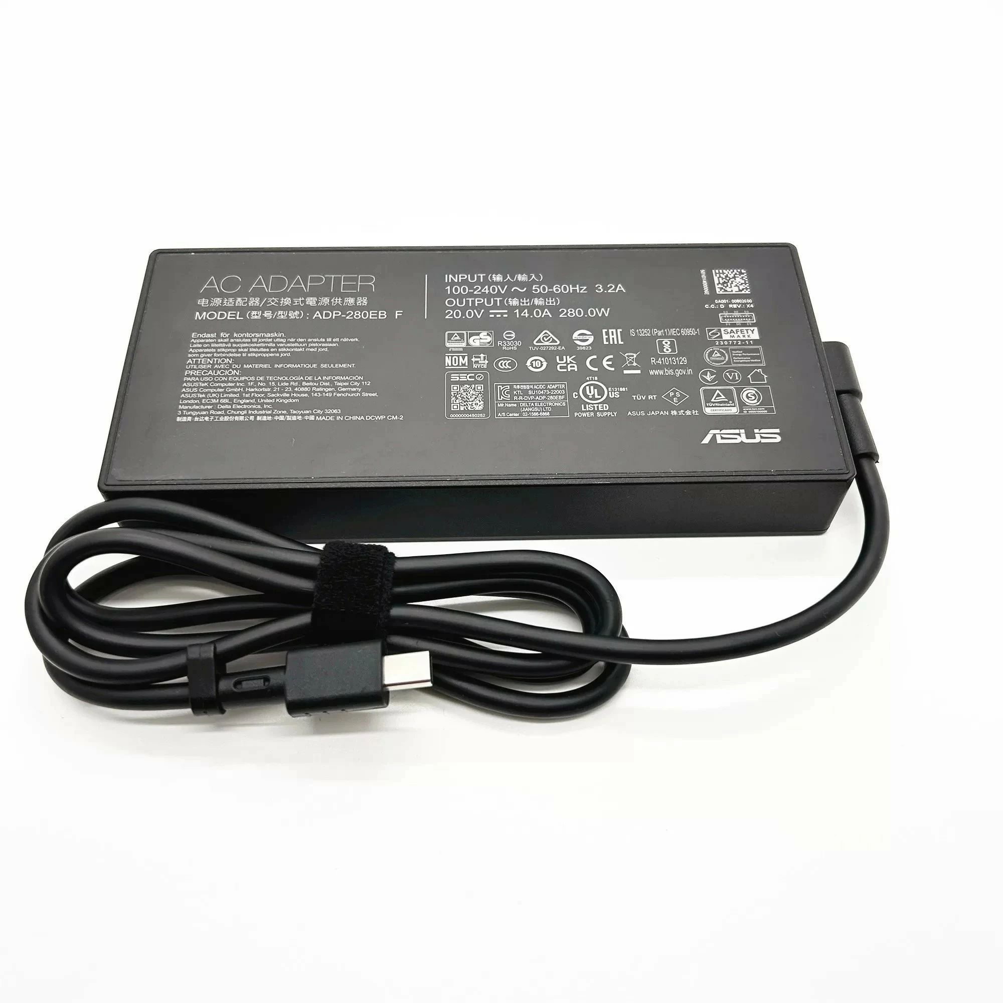 Rakuten - 純正新品 ASUS 20V 14A 280W A22-280P1B A22-280P1A ADP-280EB F ADP-280EB B ROG Zephyrus Duo15/Duo16/S17/M16/Scar15/Scar17/G15/G16