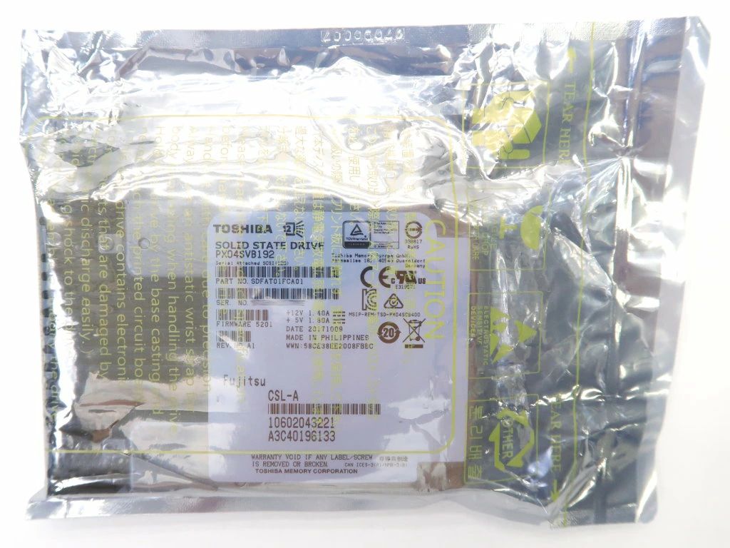 TOSHIBA 新品未開封 PX04SVB192 1.92TB MLC SSD 2.5インチ SAS3.0 12Gb/s 3DWPD 高耐久 【新品】【20180731】