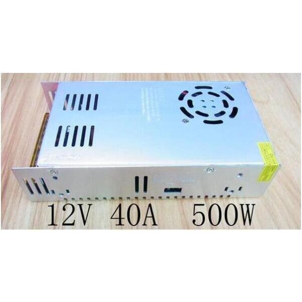 新品　100V → 12V AC → DC 12V 40A S-500w-12電源変換器 コンバーター スイッチング 直流安定化電源