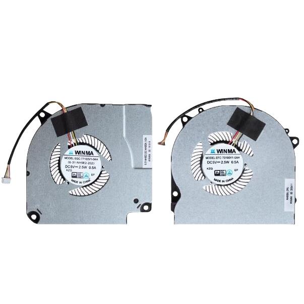 ☆ 新品 Hasee Z7M-CT5NA Z7M-CN7NA Z7M-CT7NK T58-V EGC-77100V1-0AH 6-31-NH5E2-202 EFC-70100V1-0AH 散熱CPU ファン/ 冷却
