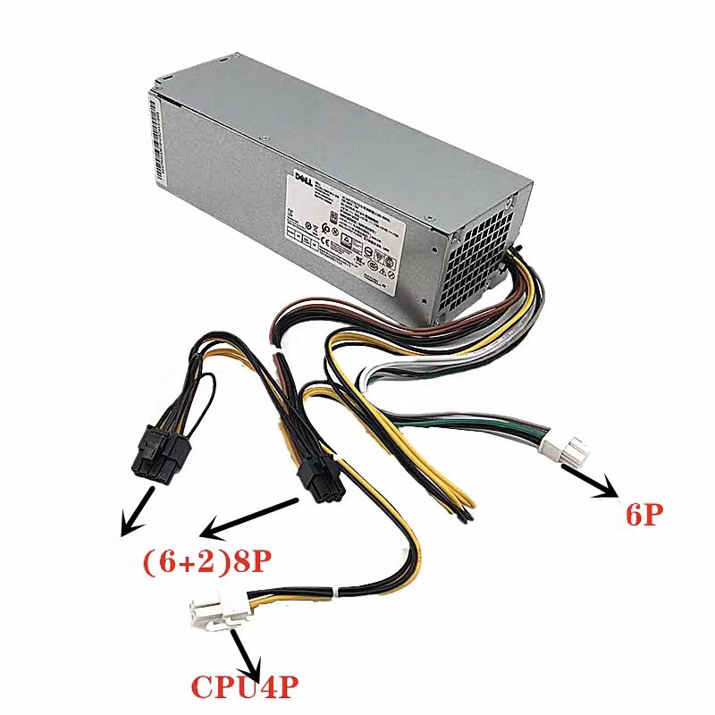 DELL 500W スリムデスクトップ電源ユニット H500EGM‑00 D500E001L VM8KR
