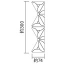 名古屋モザイク / タイル(ケース) マーブルフルール Marble Fleur 端部用裏ネット貼り(右) 30シート入 CLF-R2000ER CLF-R20...