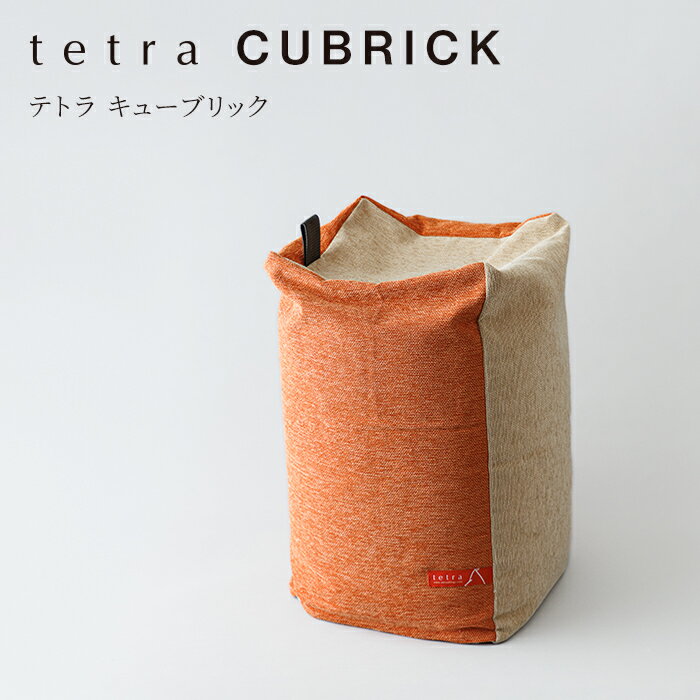 Rakuten - 【期間限定販売】【公式】tetra CUBRICK（キューブリック） CHENILLEビーズクッション テトラ キューブリックサイズ（W35×D35×H60cm）浮かせる収納 四角 キューブ ソファ ギフト 大東寝具工業 daitou 送料無料