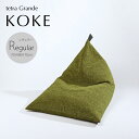 【期間限定販売】【公式】tetra Grande koke - 苔 -レギュラーサイズ(W70×D88×H70cm)ビーズクッション (カバーリングタイプ)三角...