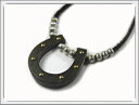 木人軒（モクジンケン）Horseshoe necklace/馬蹄ネックレス【木製ペンダント ホースシューウッドペンダント 高品質 ブランド プレゼント】