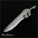 Dear Blossom(ディアブロッサム)「風切り大フェザー ペンダント(右向き)/L flight feather pendant」SILVER 925 /...