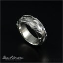 Dear Blossom(ディアブロッサム) 「高肉唐草 甲丸リング」SILVER 950 / 9~29号+特注サイズ 【プレゼント 通販】DB-R-137