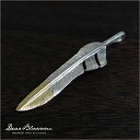 Dear Blossom(ディア ブロッサム)『先金フライトフェザーペンダント(右向き)』(DB-F-028)【イエローゴールド ネイティブ ジュエリー アクセ...