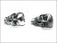 OWL'S(アウルズ)シルバー 925 「スカル ピンブロ−チ」SILVER 925 / 鏡面仕上げ、マットホワイト、マット燻し 【銀 メンズ レディース アクセサリー ジュエリー ハンドメイド 具象 ハード 髑髏 骸骨 ピンバッジ プレゼント】DPB-01