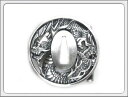 OWL'S(アウルズ)シルバー 925 「龍鍔 バックル」SILVER 925 【銀 メンズ レディース アクセサリー ジュエリー ハンドメイド 具象 動物 ベ...