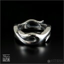 Shin 039 s Sculpture（シンズ スカルプチャー）「エターナルフレイムリング/ETERNAL FLAME RING」SILVER 925【炎 火炎 ファイヤー ファイア パターン デザイン 手彫り 指輪 メンズ レディース ペア リング銀 シルバー プレゼント】R-44