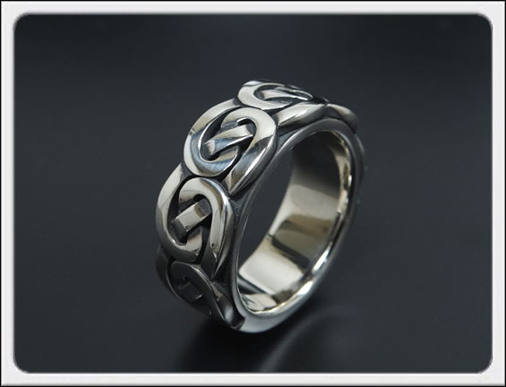 Shin's SculptureiVY XJv`[juCeltic Brade Ring type AiPg uCh O ^CvAjvSILVER 925 / 9`23y fB[X Y yA ANZT[ WG[ w ZeBbN l gR  蒤 Vo[ v[gzR-35