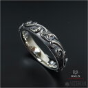 OWL'S(アウルズ)「浮彫りアラベスク リング/ナロー」SILVER 925 / 13号~ 【シルバー 銀 メンズ レディース アクセサリー ジュエリー ハンドメイド 高品質 高級 唐草 指輪 プレゼント ペア 人気 ブランド】AR-01