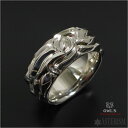 OWL'S(アウルズ)シルバー 925 「フレイムリング ワイド」SILVER 925 / 13号〜 【銀 メンズ レディース アクセサリー ジュエリー ハンドメイド 具象 炎 火 ファイア 指輪 プレゼント】FR-01(4)