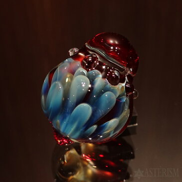 synchronicity glass art（シンクロニシティ グラス アート）太田 龍『Lotus/蓮（背景レッド）』SNG-736【あす楽対応】パイレックスガラス/ガラスペンダント