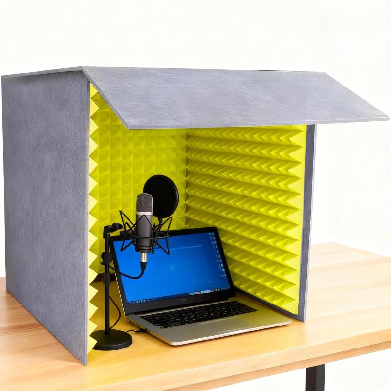 簡易防音室 1人用・防音シート 壁 防音 卓上 マイク 防音 吸音材 シールド 吸音研究所 卓上 パネル 防音ブース 防音ボックス パーテーション 防音ブース リバーブとノイズフロアを排除する