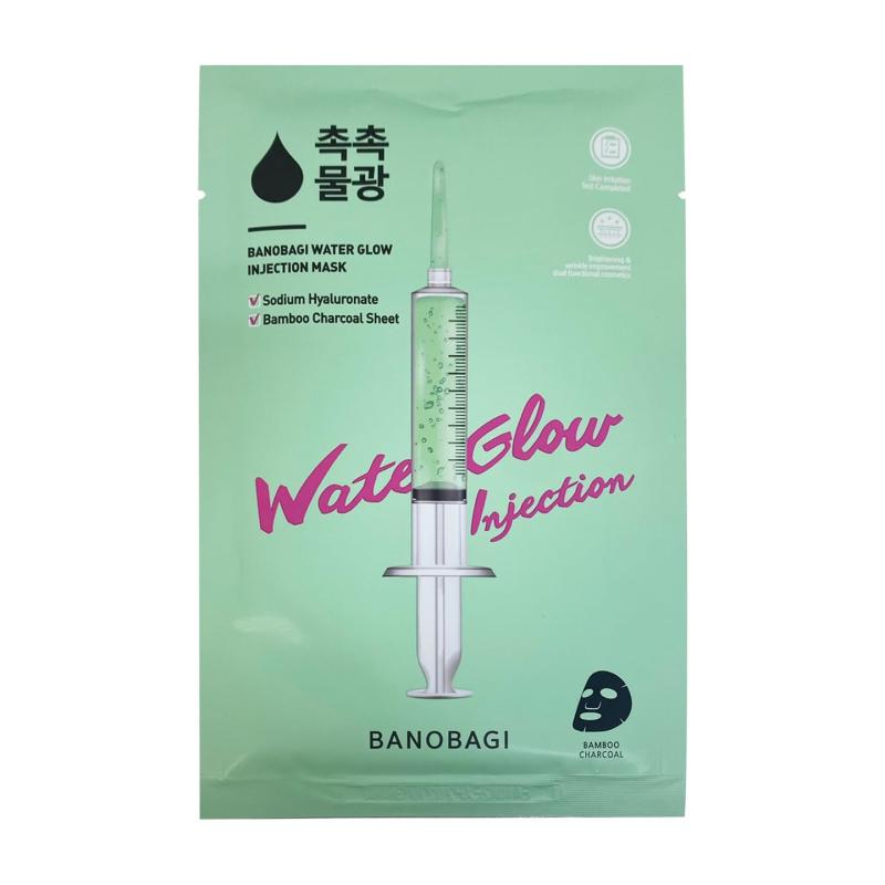 BANOBAGI WATER GLOW INJECTION MASK フェイスマスク 緑 25g