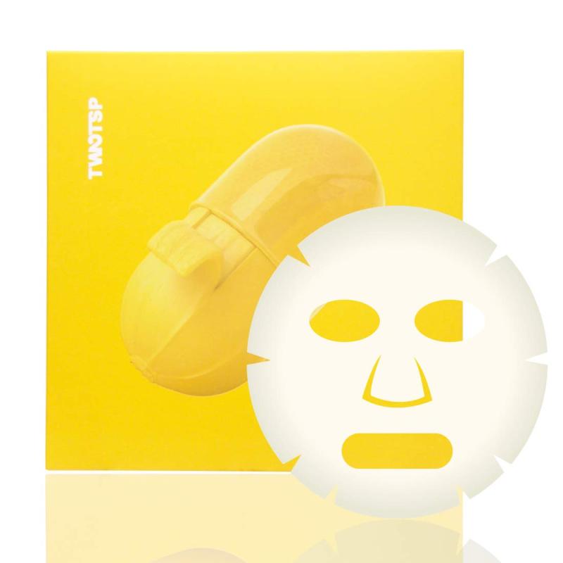 シートマスク ハニーバナナマスク 5枚入（ 韓国コスメ マヌカハニー ナチュラルバナナ ） 【 TWOTSP 】