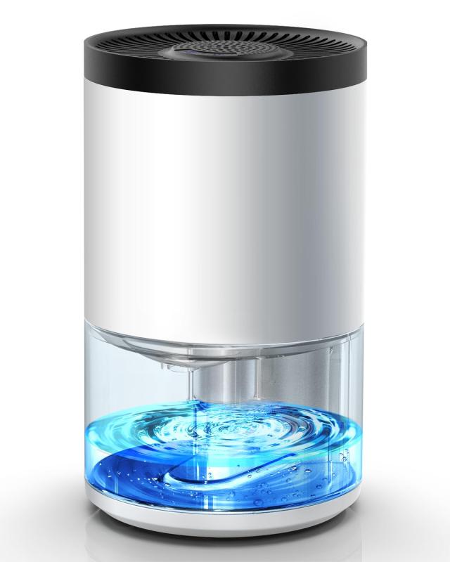 Rakuten - Teliser 除湿機 除湿器 小型 強力除湿 湿気&梅雨対策 ペルチェ式 1000ml 除湿器 小型 満水自動停止 狭所に向け 七色ライト 静音設計 コンパクト 省エネ 部屋干し 操作簡単