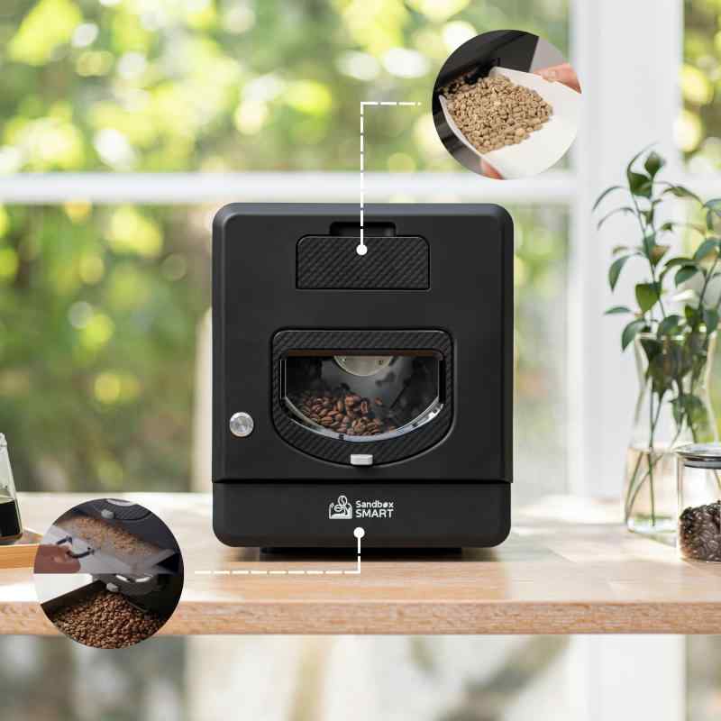 Sandbox Smart 家庭用焙煎機 R2 スマートコーヒーロースター 初心者にも簡単 550g対応 APP操作 静音設計 coffee roaster for home use