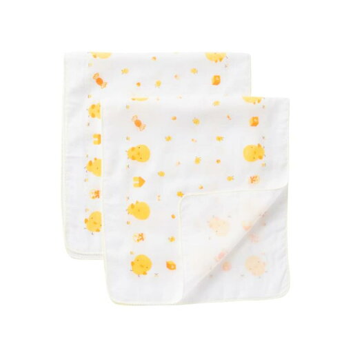 シンク・ビー キャラメル ピヨピヨ 入浴 ガーゼ 2枚入(32-70cm) ベビー 赤ちゃん 綿100% 日本製 17-25012 シンク・ビー キャラメル ピヨピヨ 入浴 ガーゼ 2枚入(32-70cm) ベビー 赤ちゃん 綿100% 日本製 17-25012