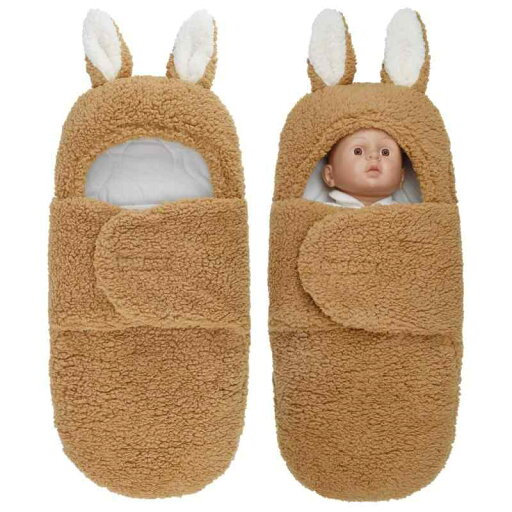 【ベビーアムール】Bebamour ベビーおくるみ 赤ちゃん ベビー寝具 寝袋 抱っこ布団 寝冷え防止 綿 もこもこ 春秋冬対応 お出かけ 防寒 出産準備 お祝い 1−3ヶ月(グレー/シナモン) 【ベビーアムール】Bebamour ベビーおくるみ 赤ちゃん ベビー寝具 寝袋 抱っこ布団 寝冷え防止 綿 もこもこ 春秋冬対応 お出かけ 防寒 出産準備 お祝い 1−3ヶ月(グレー/シナモン)