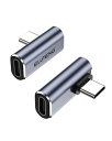 ELUTENG USB4.0 変換アダプター L字 40Gbps 2個入り 8K@60Hz映像出力対応 USB TypeC 90度 変換アダプタ USB L字 ...
