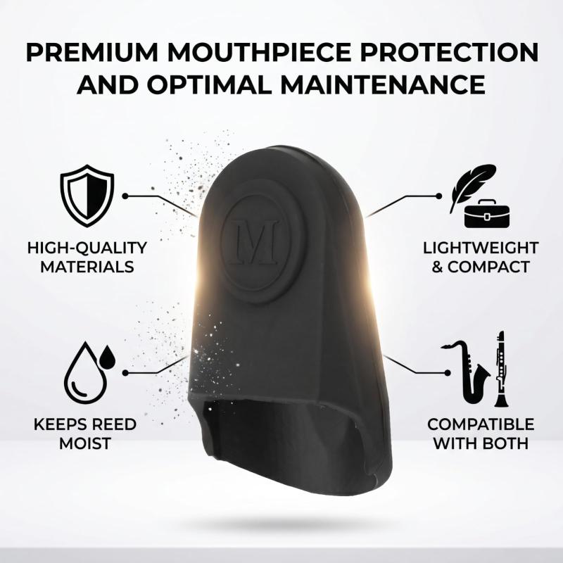 Alomejor マウスピースキャップ プロテクター サックスヘッドキャップ カバー 保護 メンテナンス用 楽器交換部品 サックス/クラリネット(バラック) astershop-10517243 アスターショップ サンプル画像3