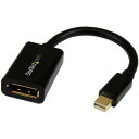 StarTech.com Mini DisplayPort - DisplayPort 変換アダプタ/15cm/ディスプレイポート 1.2/4K60Hz/mDPオス - DPメス MDP2DPMF6IN(2)