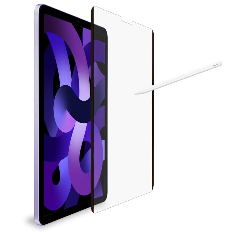 MS factory iPad 用 ペーパー 紙 ライク フィルム 着脱式 保護フィルム アンチグレア 収納ケース付き 日本製