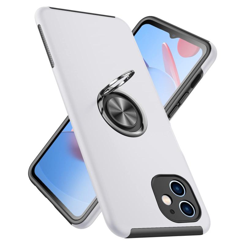 Rakuten - WACJOSD 対応 iphone 11 用の ケース 耐衝撃 米軍MIL規格取得 TPU+PC 衝撃吸収 カバー レンズ保護 リングつき 指紋防止 360°回転 車載ホルダー対応 スタンド機能 防塵 薄型 落下防止 擦り傷防止 11 携