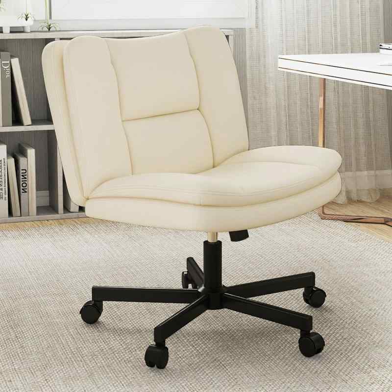 あぐらチェア ソファチェア PUレザー BoxDesignLab 90°~105°ロッキング 肘掛けなし 座面広い パソコンチェア 椅子 テレワーク パソコン 事務 勉強 在宅ワーク
