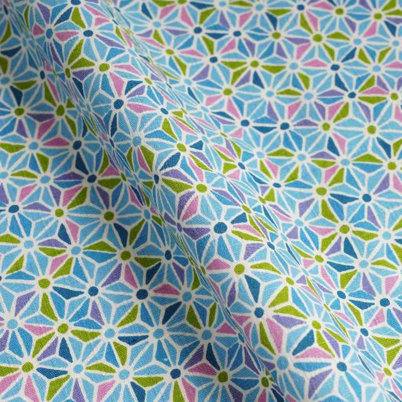 原ウール カットクロス 110cm×50cm 麻の葉 生地 麻 和柄 88336