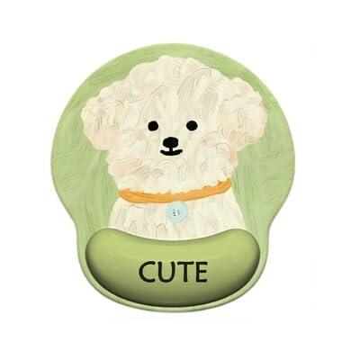 Rakuten - マウスパッド かわいい犬デザイン リストレスト付き 手首サポート 疲れにくい
