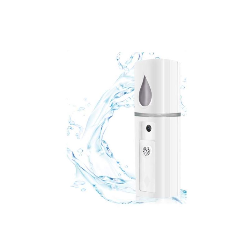 ナノ補水美顔器、携帯 ミストミニポータブル保湿器具充電式顔加湿器敏感肌も顔の保湿と美白効果を適用できます