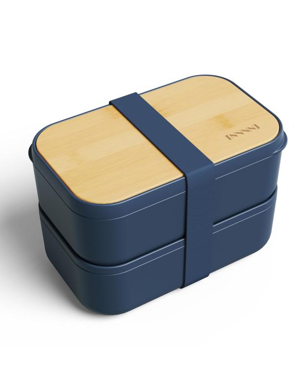 Rakuten - プレミアム 弁当箱 男性 2000ml 大容量 2段 ランチボックス バルブ付き密閉 調節可能な仕切り 食洗器 電子レンジ対応 女性 シンプル おしゃれ 簡単