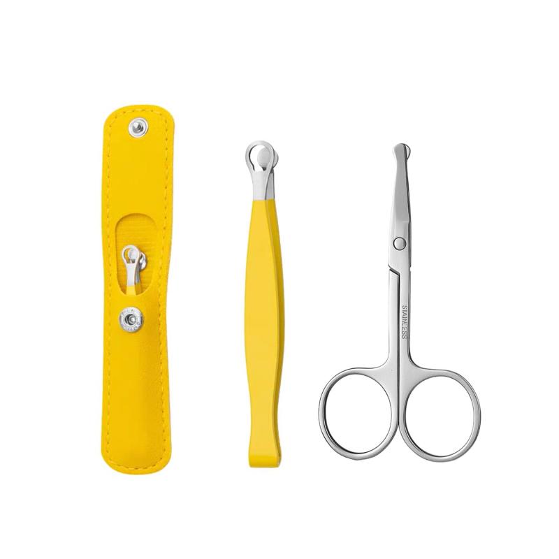 Derpilo 鼻毛カッター 鼻毛 ハサミ 2本セット はなげカッター メンズ レディース【高硬度ステンレス製】使用簡単 安全 痛みなし 収納バッグ付き 持ち運...