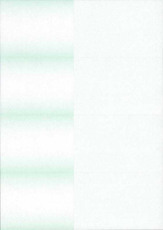 領収書 用紙 A4 控え付き4面