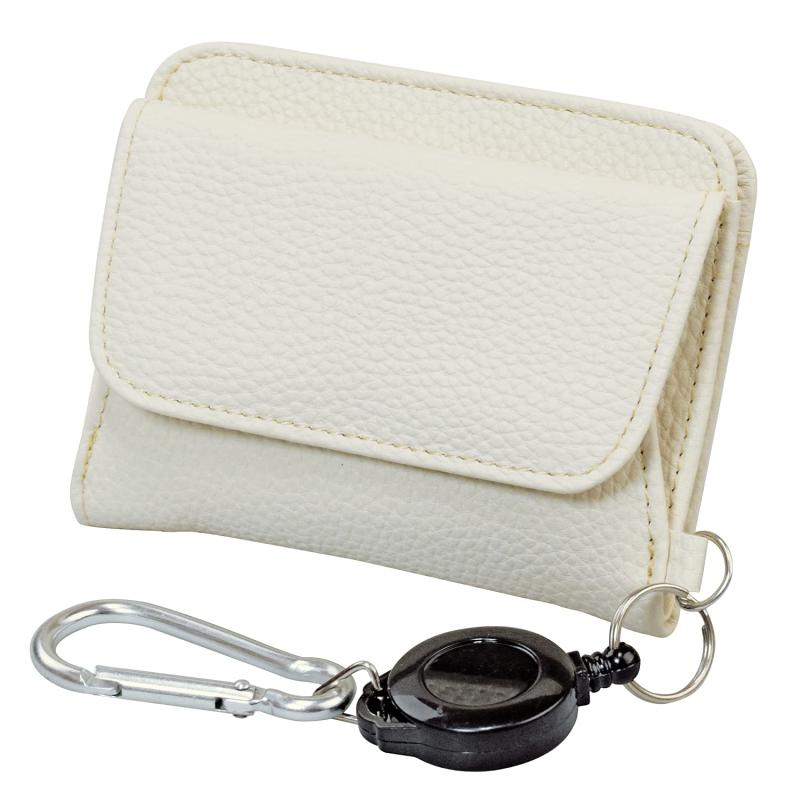 FIN-980 コンパクト財布 リール付 5色