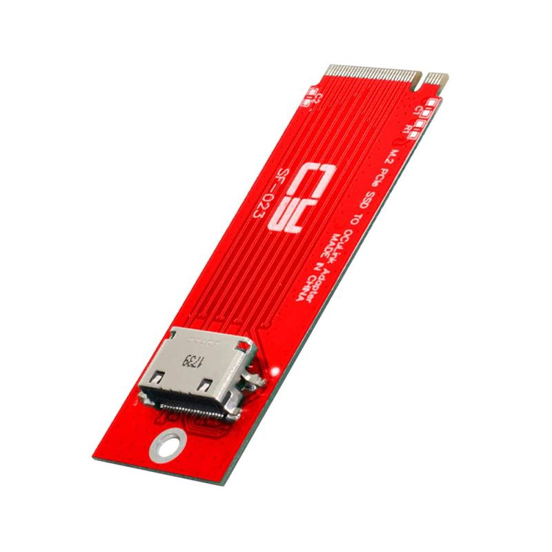 NFHK PCI-E 3.0 M.2 M-Key to Oculink SFF-8612 SFF-8611 ホストアダプター PCIe Nvme SSD 2260アダプター用