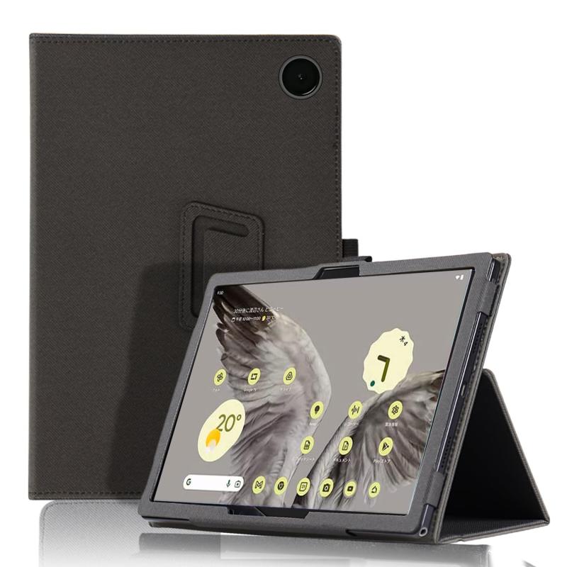 Google Pixel Tablet Hazel GA04754-JP 10.95インチ 用 ケース タブレットカバー 保護ケース 【HUKWIMO】 スタンド機能付き 磁気吸着 薄型 超軽量 全面保護 高級PU スクラッチ対策 レザー 耐汚れ 耐久性