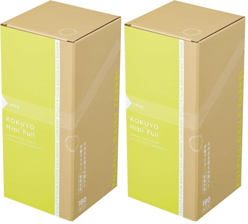 Rakuten - コクヨ 飲食雑貨用品 HibiFull そのまま使える箱入り木製マドラー 180本 KHF-ES101