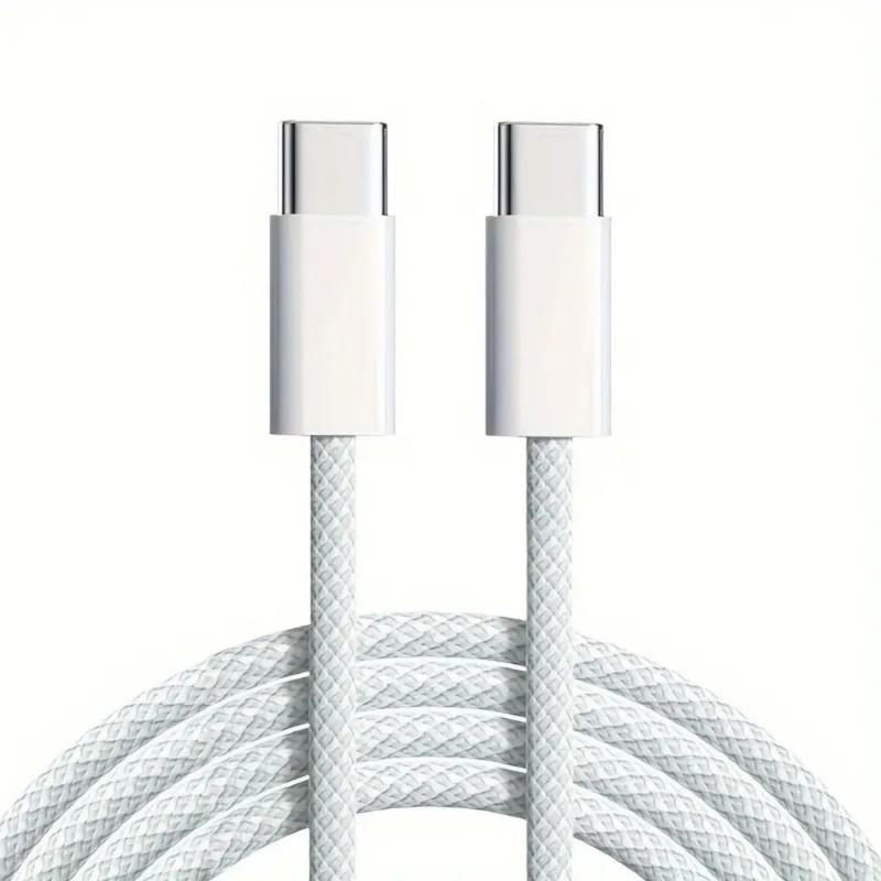 USB C ケーブル 2M 2本セット PD対応 60W 急速充電 高速データ転送 高耐久性 ナイロン加工 断線防止 Type C for iPhone 16/15 Pro/Plus..