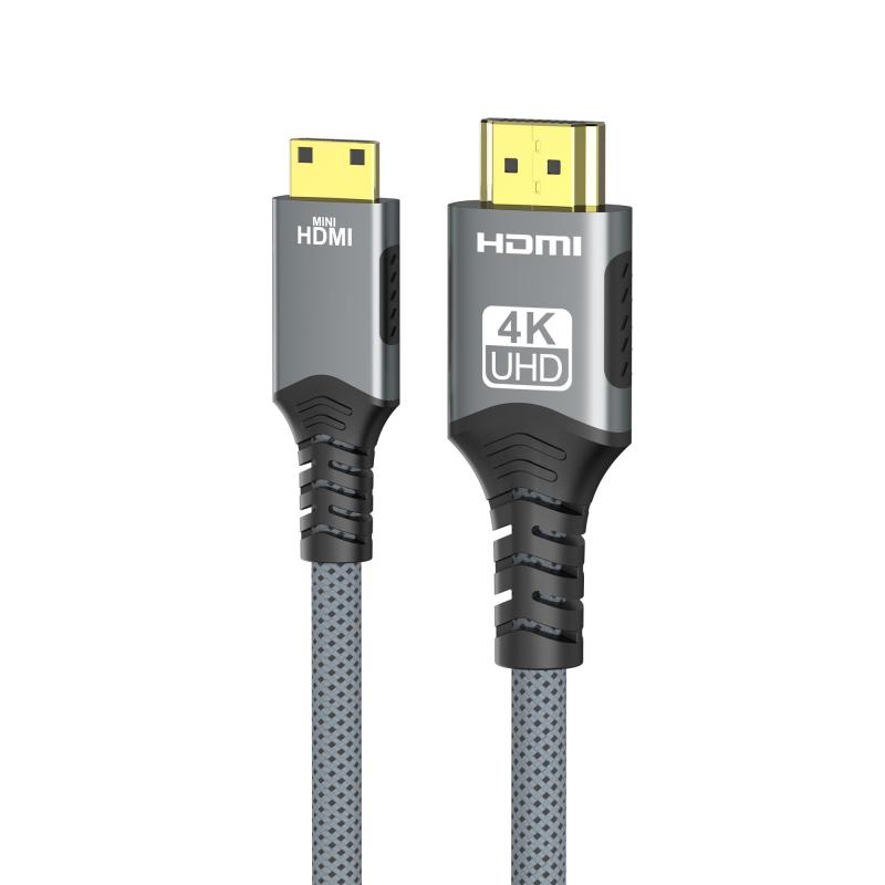 Rakuten - FDBRO 4K Mini HDMI to HDMI ケーブル UHD 4K@60Hz HDR対応 高速伝送 ゴールドコネクタ 耐久性強化 デジタルカメラ/ゲーム機/ノートPC用
